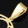 Schön verzierter Herz-Anhänger aus edlem 585 / 14K Gold