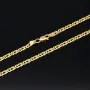 Hochwertige Goldkette in filigranem Design aus massivem 585 14k Gelbgold (ca. 50 cm lang, 3 mm breit)