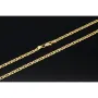 Hochwertige Goldkette in filigranem Design aus massivem 585 14k Gelbgold (ca. 50 cm lang, 3 mm breit)