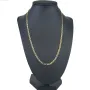 Hochwertige Goldkette in filigranem Design aus massivem 585 14k Gelbgold (ca. 50 cm lang, 3 mm breit)