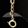 Bicolor Gold-Armband für Damen aus hochwertigem 14K 585 Gelbgold und Weißgold in elegantem Design (ca. 19-20 cm Länge)