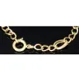 Bicolor Gold-Armband für Damen aus hochwertigem 14K 585 Gelbgold und Weißgold in elegantem Design (ca. 19-20 cm Länge)
