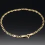 Edles Gold-Armband aus 585er 14k Gelbgold in ca. 19cm Länge und 2,5mm Breite
