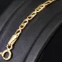 Edles Gold-Armband aus 585er 14k Gelbgold in ca. 19cm Länge und 2,5mm Breite