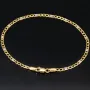 Armband aus 585er (14k) Bicolor Gold (Gelbgold und Weißgold) in ca. 19 cm Länge und 2,5mm Breite