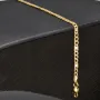 Armband aus 585er (14k) Bicolor Gold (Gelbgold und Weißgold) in ca. 19 cm Länge und 2,5mm Breite