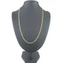 Prunkvolle Kordelkette aus funkelndem 585er Gold 14k, ca. 55cm 2,5mm