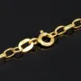 Funkelnde Ankerkette aus edlem Gold (9K, 375 ca. 2,1g Gelbgold) ca. 50cm, 3mm