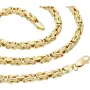 Königskette aus 585er Gelbgold (14k)- 55cm lang, 4 mm breit, 21 g