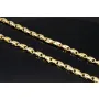 Ausgefallene Halskette aus Bicolor Gold (14K/585) in filigranem Design in ca. 60cm Länge