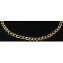 Edles Panzerarmband aus glanzvollem 585 14k Gold, ca. 3mm breit, 19cm lang