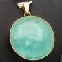 Einzigartiger Anhänger mit einem beachtlichen, natürlichen Aquamarin eingefasst in hochwertigem 18K 750 Gold - hergestellt in Handarbeit