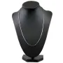 Elegante Schlangenkette für Damen aus 585er (14k) Weißgold in 50 cm ca. 4,6g (Weißgoldkette)