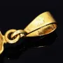 Goldener Papagei-Anhänger aus 14k (585er) Gelbgold und Weißgold (bicolor)