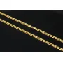 Glänzende Panzerkette aus edlem 585 /14k Gold (ca. 4 mm breit und 51 cm lang)