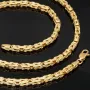 Königskette aus edlem 14K 585 Gold (Gelbgold) ca. 65 cm lang, 3,5 mm breit (ca. 19,5g)