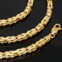 Königskette aus edlem 14K 585 Gold (Gelbgold) ca. 65 cm lang, 3,5 mm breit (ca. 19,5g)