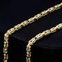 Königskette aus edlem 14K 585 Gold (Gelbgold) ca. 65 cm lang, 3,5 mm breit (ca. 19,5g)
