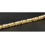 Königsarmband aus funkelndem 14K 585 Gold (Gelbgold) 4mm breit, ca. 20,5 cm lang