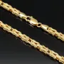 Der Preisbrecher: Königskette aus 14K 585 Gold (Gelbgold) - 65cm lang, 4 mm breit (ca. 23,5g )
