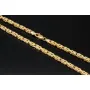 Der Preisbrecher: Königskette aus 14K 585 Gold (Gelbgold) - 55cm lang, 4 mm breit (ca. 20,2g)
