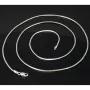 Glänzende Schlangenkette aus 585 14k Gold (Weißgold) in 55cm ca. 5,3g