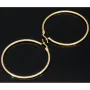 Edle Creolen aus hochwertigem, glänzend poliertem 14K / 585 Gold (Gelbgold)