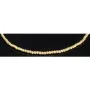 Längenverstellbares Armband, mit vielen kleinen Goldkügelchen bestückt, aus 585 14K Gelbgold in ca. 17,5 - 20 cm Länge