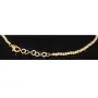 Längenverstellbares Armband, mit vielen kleinen Goldkügelchen bestückt, aus 585 14K Gelbgold in ca. 17,5 - 20 cm Länge