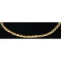 Stilvolles Gold-Armband aus hochwertigem 14K 585 Gelbgold mit feinem Muster in ca. 20cm Länge, 2,3mm Breite