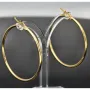 Elegante Creolen aus exquisitem, glänzend poliertem Gelbgold (14K / 585 Gold)