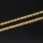 XXXL Ultralange, massive Königskette aus 585er Gelbgold (14k) 100cm lang (1 Meter), ca. 3,5 mm breit, 84,6g