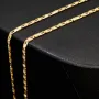 Sehr schöne Halskette für Damen in stilvollem Design in hochwertigem 585 (14k) Gelbgold ca. 45 cm Länge