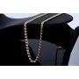 Damen-Designerkette in 585 (14k) Gelb- und Weißgold ca. 55 cm Länge