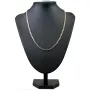 Damen-Designerkette in 585 (14k) Gelb- und Weißgold ca. 55 cm Länge
