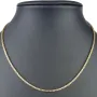 Kurze, hochwertig produzierte Königskette aus edlem 14k / 585 Gold 44cm, 2mm