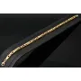 Exquisites Ankerarmband aus funkelndem Gold mit Greco-Design ca. 20cm lang und 4mm breit (585 / 14k Gelbgold)