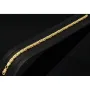 Funkelndes Königsarmband aus hochwertigem Gold (585er 14k Gelbgold ), 3mm breit, ca. 22cm lang