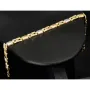 Bicolor Gold-Armband aus exquisitem 14K 585 Gelbgold und Weißgold (ca. 21 cm Länge, 6mm Breite) mit halb poliert und halb mattiertem Design