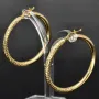 Exklusive Gold-Creolen in zeitlosen Design aus 14K 585er Gelbgold