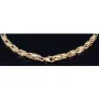 Königsarmband aus funkelndem Gold (585er Gelbgold 14 Karat) in ca. 20 cm Länge, ca. 3mm Breite