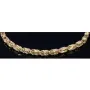 Königsarmband aus funkelndem Gold (585er Gelbgold 14 Karat) in ca. 20 cm Länge, ca. 3mm Breite