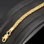 Goldarmband / Fuchsschwanzarmband in feinem Design aus hochwertigem 14K 585 Gold (Gelbgold) ca. 19cm Länge und 2mm Breite