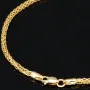 Goldarmband / Fuchsschwanzarmband in feinem Design aus hochwertigem 14K 585 Gold (Gelbgold) ca. 19cm Länge und 2mm Breite