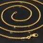 Sehr schöne Venezianerkette aus exquisitem Gold (585 / 14k Gelbgold) in ca. 60cm, ca. 1,4 mm