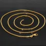 Sehr schöne Venezianerkette aus exquisitem Gold (585 / 14k Gelbgold) in ca. 60cm, ca. 1,4 mm