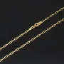 Elegante Ankerkette aus funkelndem 585 / 14K Gold (Gelbgold, ca. 55 cm Länge ca. 1,8 mm