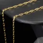 Elegante Ankerkette aus funkelndem 585 / 14K Gold (Gelbgold, ca. 55 cm Länge ca. 1,8 mm
