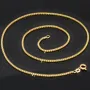Sehr kurze, hochwertig produzierte Venezianerkette aus edlem Gold (585 / 14k Gelbgold ca. 5,8g) in ca. 42 cm, ca. 1,4 mm - für Kinder und sehr schlanke Damen geeignet