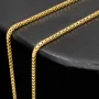 Sehr kurze, hochwertig produzierte Venezianerkette aus edlem Gold (585 / 14k Gelbgold ca. 5,8g) in ca. 42 cm, ca. 1,4 mm - für Kinder und sehr schlanke Damen geeignet